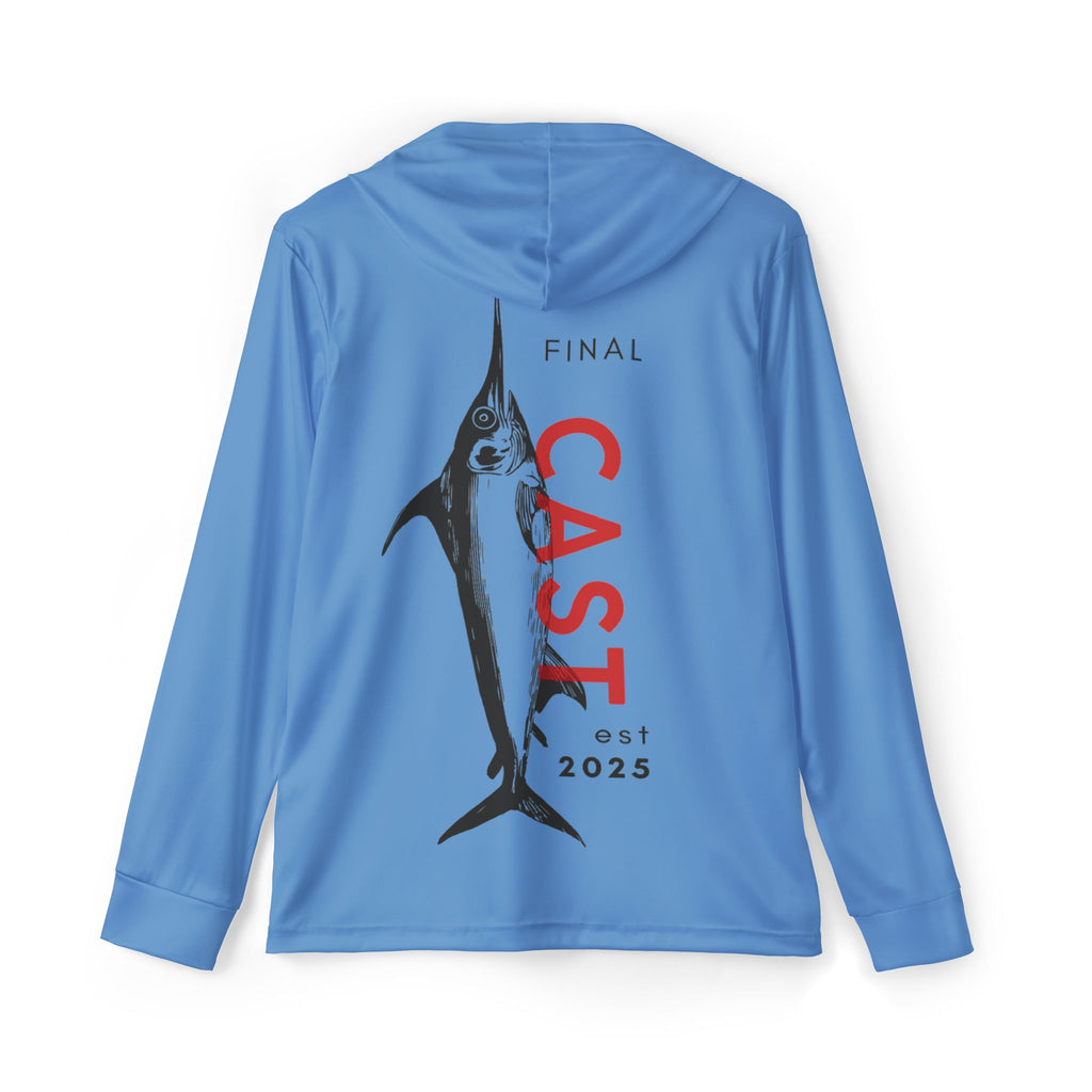 Blue UV Fishing Hoodie