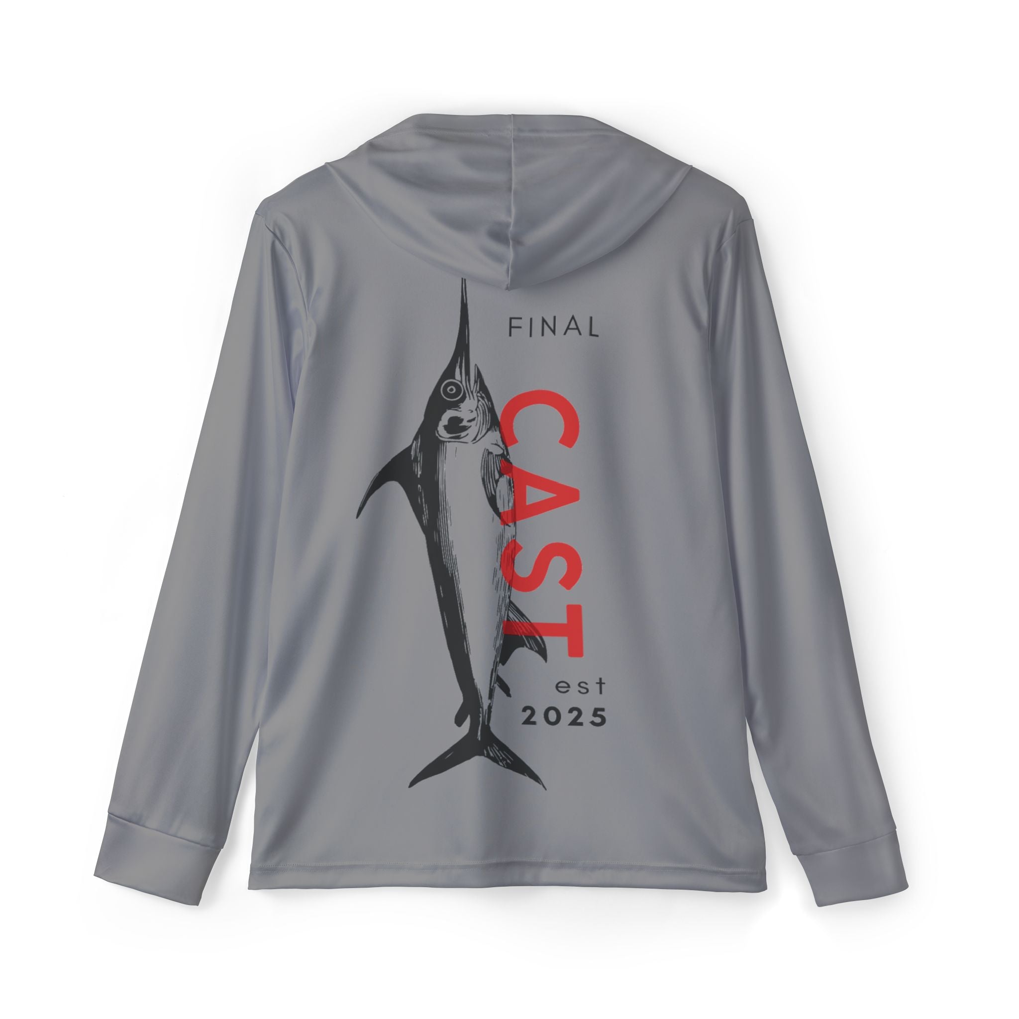 Gray UV Fishing Hoodie