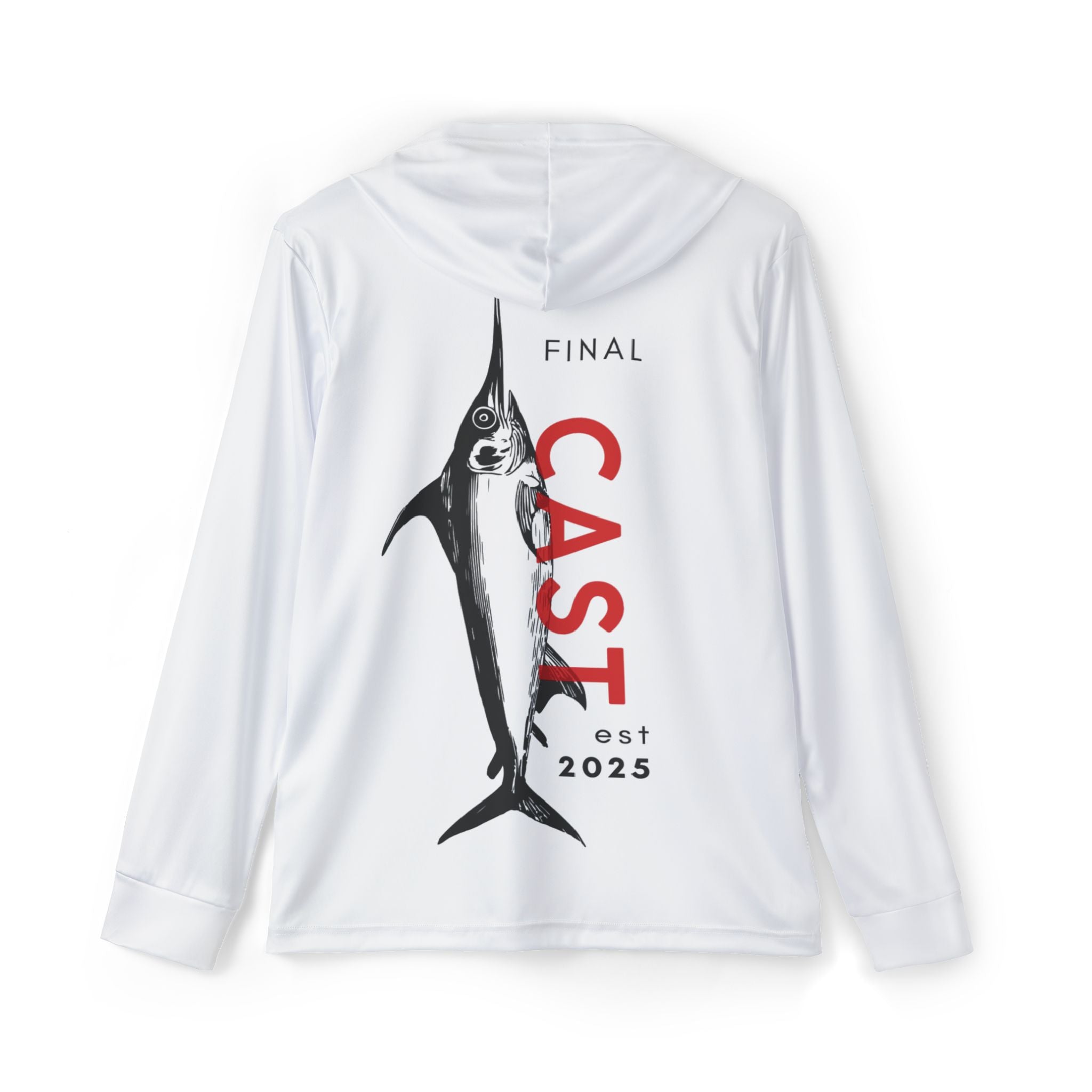 White UV Fishing Hoodie