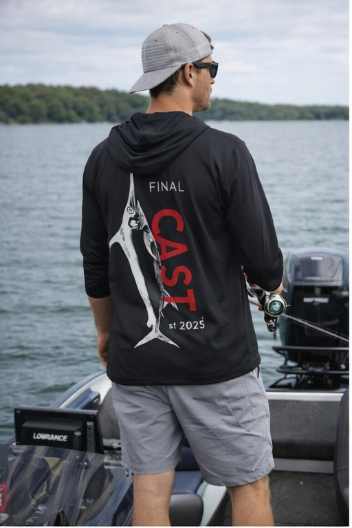 Black UV Fishing Hoodie